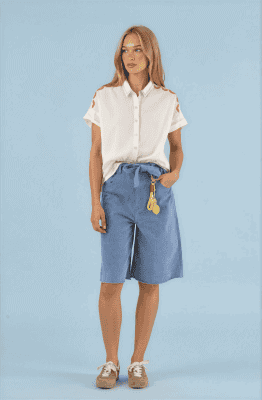 Bermuda denim limones