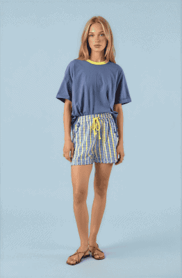 Alternative view of Short Laura azul