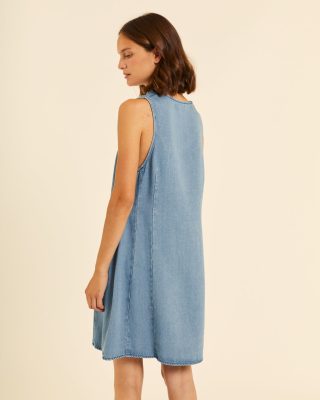 Alternative view of Vestido tirantes denim