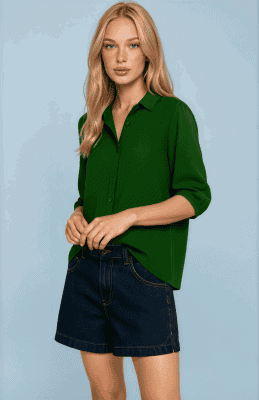 Camisa camisera verde