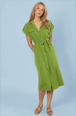 Vestido verde Nadia